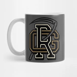 RG monogram front/back Mug